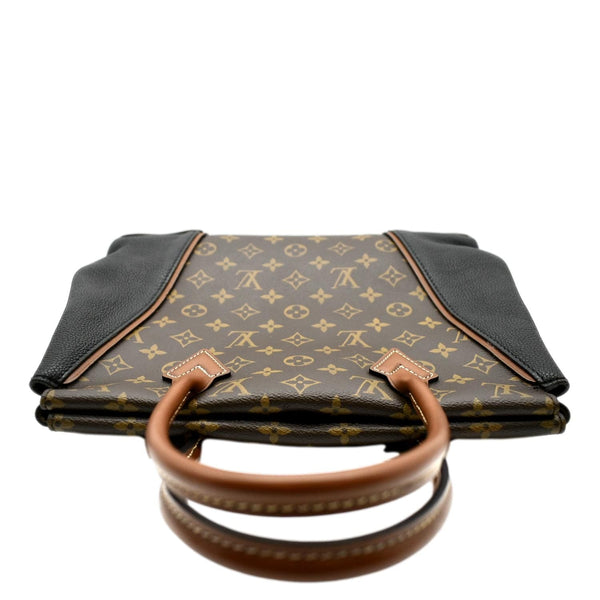 LOUIS VUITTON W PM Monogram Canvas Tote Bag Brown