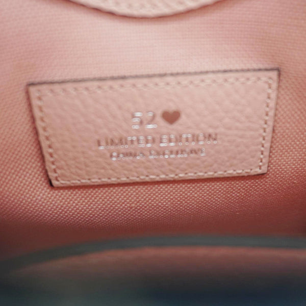 GUCCI Interlocking G Mini Denim Tote Shoulder Bag Pink 671623