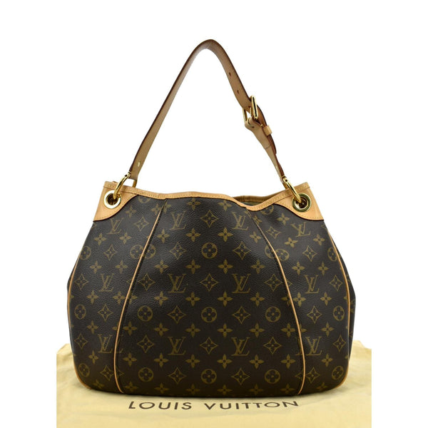 Louis Vuitton Galliera PM Monogram Hobo Shoulder Bag in brown color