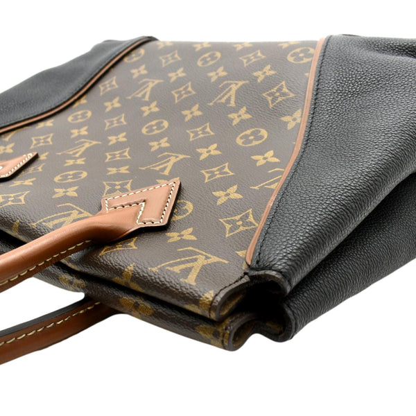 LOUIS VUITTON W PM Monogram Canvas Tote Bag Brown