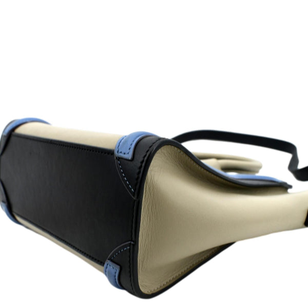 CELINE Nano Luggage Calfskin Leather Shoulder Bag Tricolor