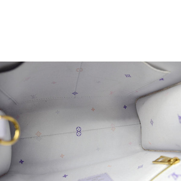 LOUIS VUITTON Onthego PM Monogram Coated Canvas Tote Sunrise Pastel