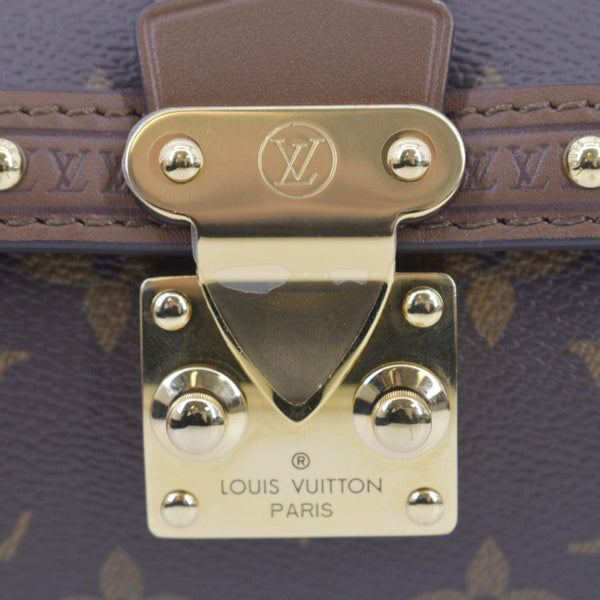 LOUIS VUITTON Papillon Trunk Monogram Canvas Satchel Bag Brown