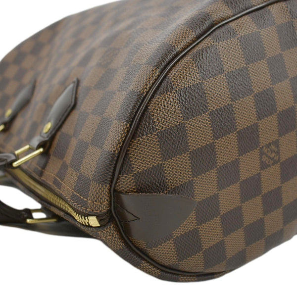LOUIS VUITTON Speedy 30 Damier Ebene Satchel Bag Brown
