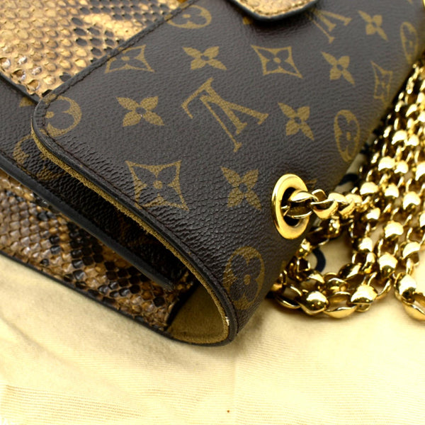 LOUIS VUITTON Victoire Monogram Canvas Crossbody Bag Brown