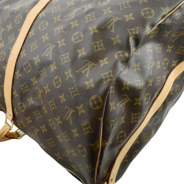 LOUIS VUITTON Keepall 60 Monogram Canvas Travel Bag Brown