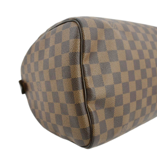 LOUIS VUITTON Speedy 30 Damier Ebene Satchel Bag Brown