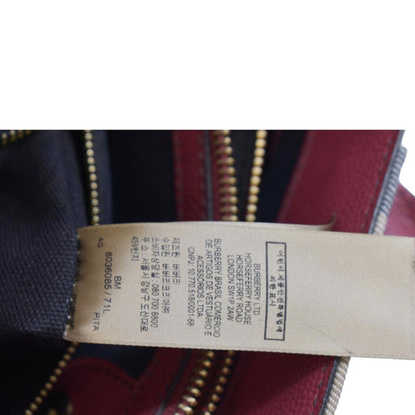 BURBERRY Banner Vintage Small Satchel Bag Limestone