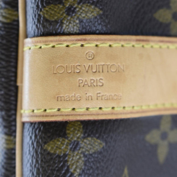 LOUIS VUITTON Keepall 60 Monogram Canvas Travel Bag Brown