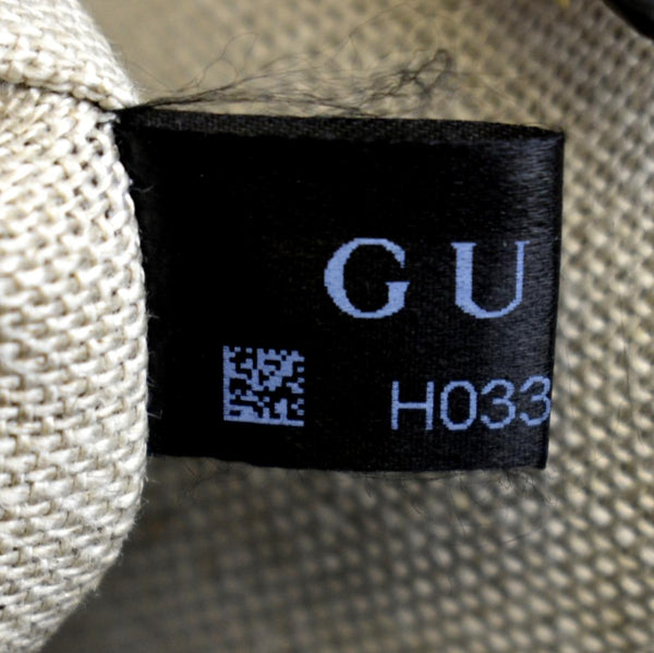 GUCCI Bree Mini GG Microguccissima Leather Crossbody Bag Black 449413