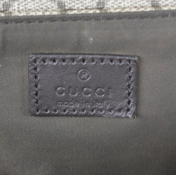 GUCCI Diaper GG Canvas Shoulder Bag Beige 211131