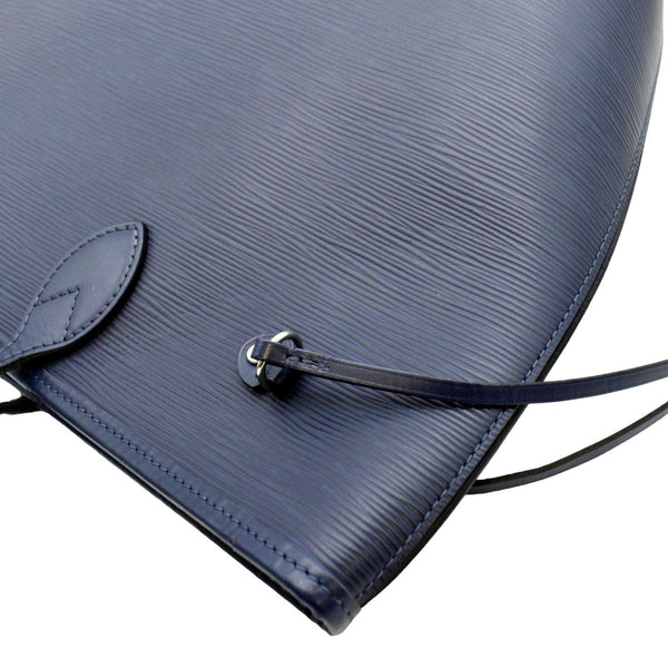 LOUIS VUITTON Neverfull MM Epi Leather Shoulder Bag Blue