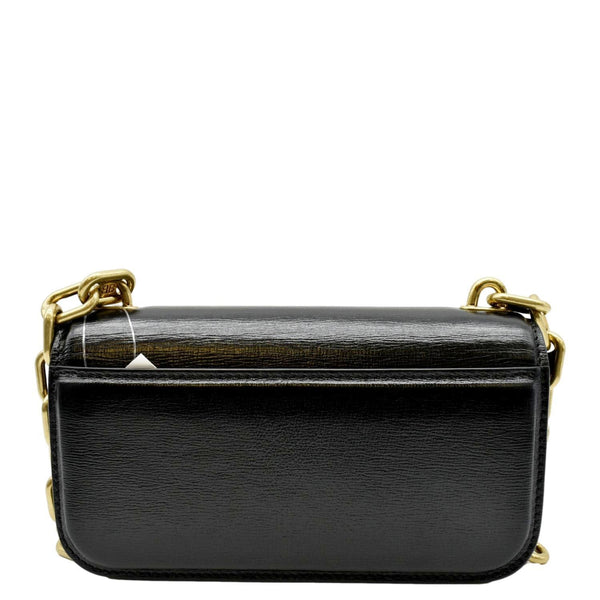 BALENCIAGA GOSSIP XS Chain Leather Shoulder Bag Black