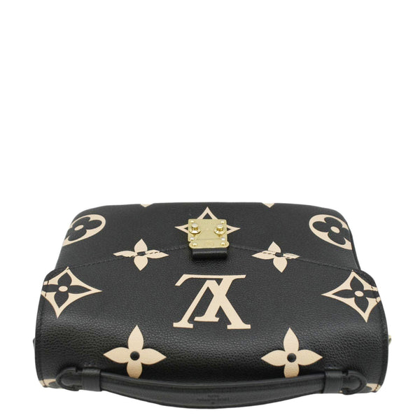 LOUIS VUITTON Pochette Empreinte Leather Crossbody Bag Bicolor upper look