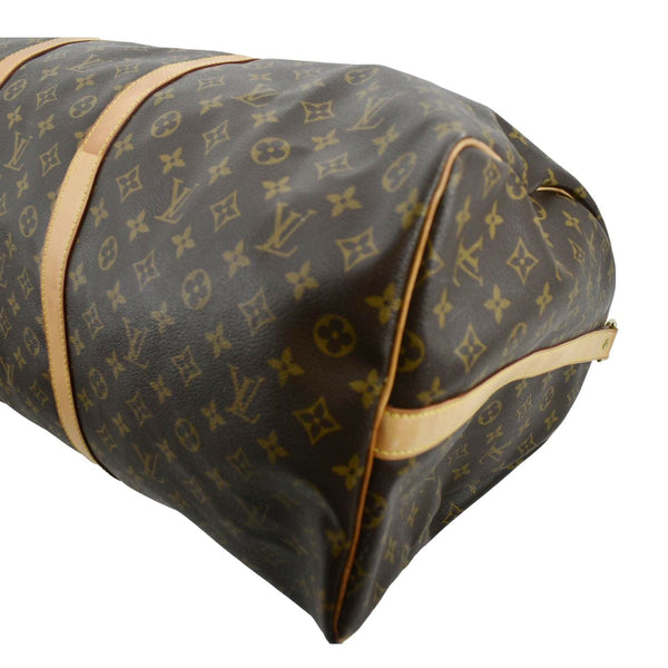 LOUIS VUITTON Keepall 60 Monogram Canvas Travel Bag Brown