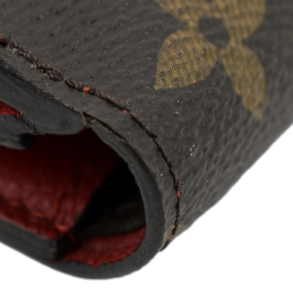 LOUIS VUITTON Pallas Compact Monogram Canvas Wallet Cerise