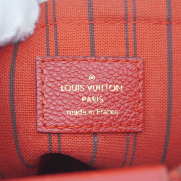 LOUIS VUITTON Mazarine PM Monogram Empreinte Shoulder Bag Red