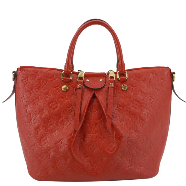 LOUIS VUITTON Mazarine PM Monogram Empreinte Shoulder Bag Red