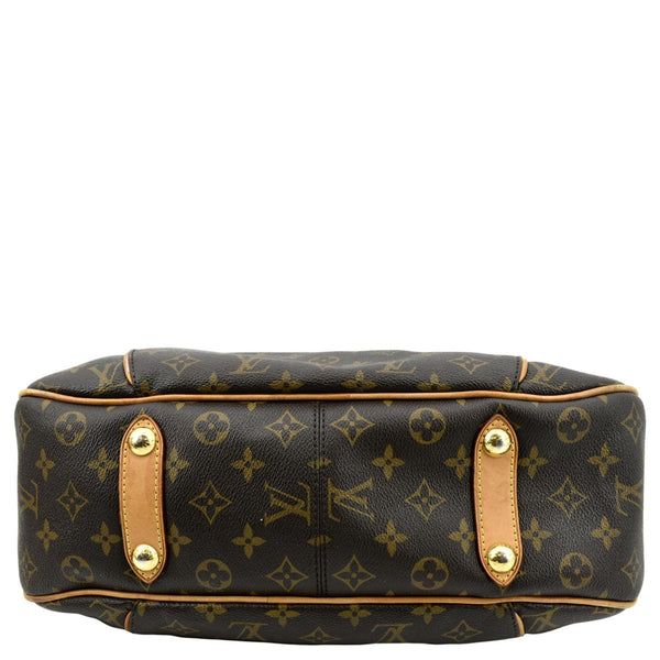 LOUIS VUITTON Galliera PM Monogram Canvas Hobo Shoulder Bag Brown