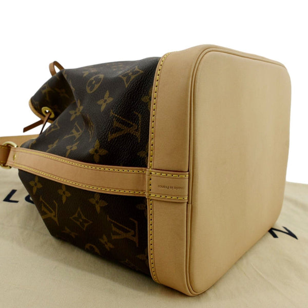 LOUIS VUITTON Petit Noe NM Monogram Canvas Shoulder Bag Brown
