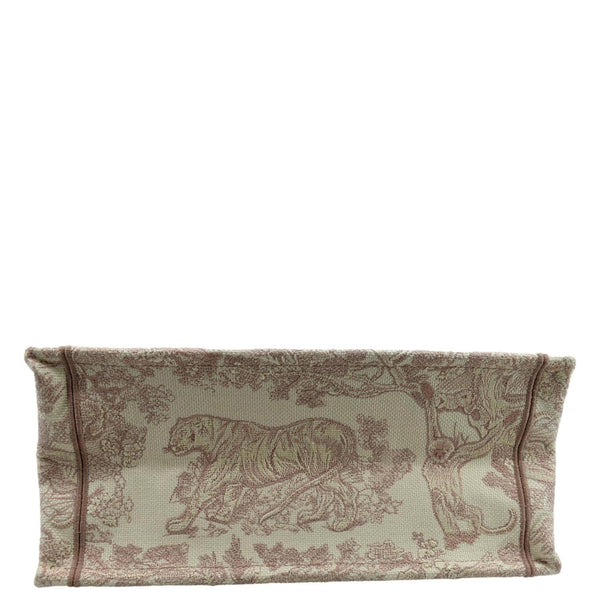 Christian Dior Book Toile de Jouy Canvas Tote Bag - Bottom