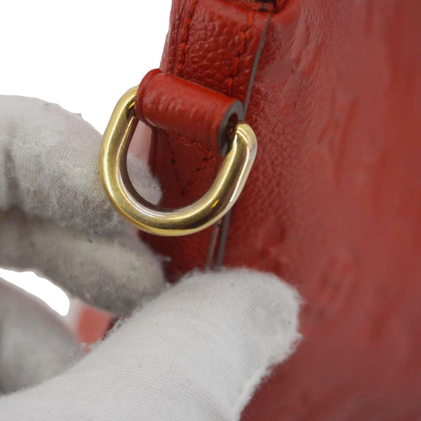 LOUIS VUITTON Mazarine PM Monogram Empreinte Shoulder Bag Red