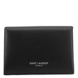 YVES SAINT LAURENT Paris Business Smooth Leather Card Case Black