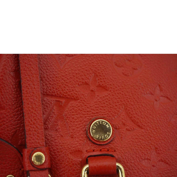 LOUIS VUITTON Mazarine PM Monogram Empreinte Shoulder Bag Red