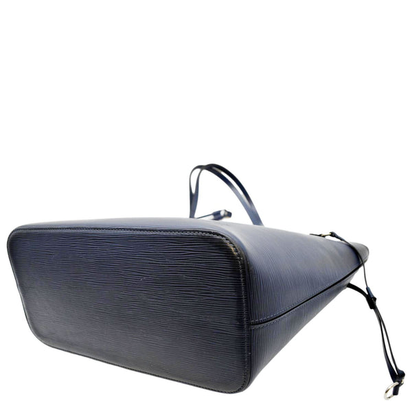 LOUIS VUITTON Neverfull MM Epi Leather Shoulder Bag Blue