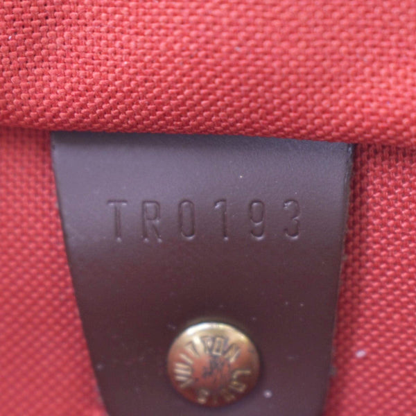 LOUIS VUITTON Speedy 25 Damier Ebene Satchel Bag Brown