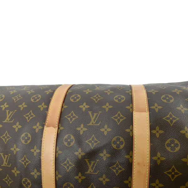 LOUIS VUITTON Keepall 60 Monogram Canvas Travel Bag Brown
