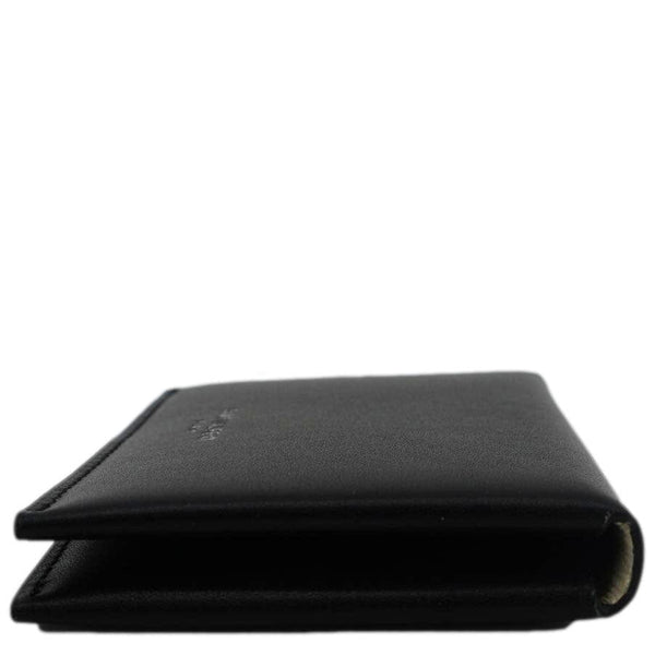 YVES SAINT LAURENT Paris Business Smooth Leather Card Case Black