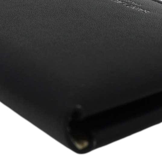 YVES SAINT LAURENT Paris Business Smooth Leather Card Case Black