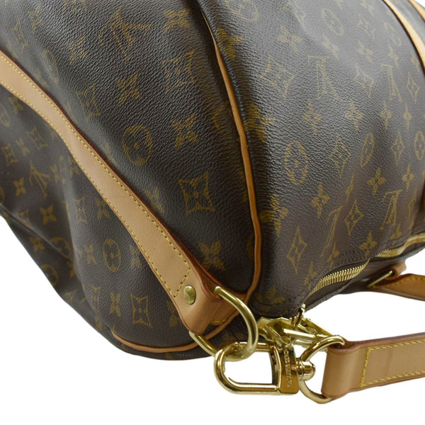 LOUIS VUITTON Keepall 60 Monogram Canvas Travel Bag Brown