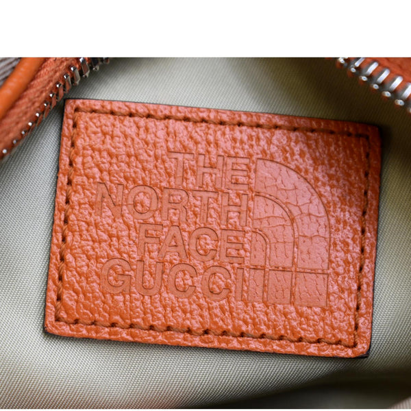 GUCCI X North Face Canvas Waist Belt Bag Beige 650299