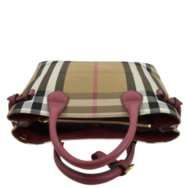 BURBERRY Banner Vintage Small Satchel Bag Limestone