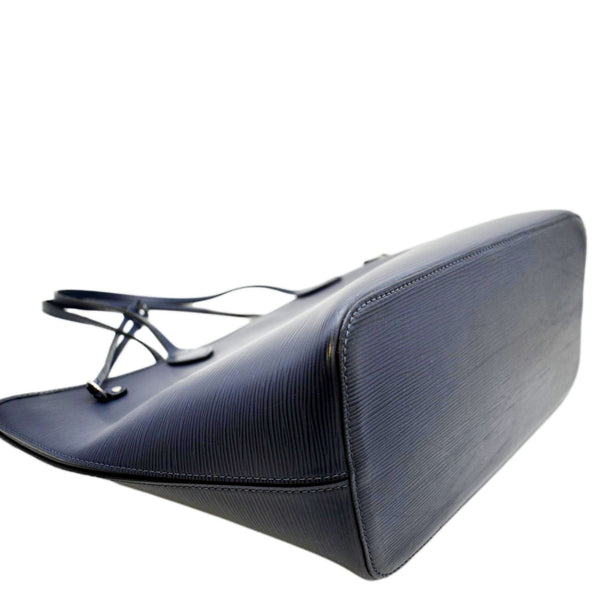 LOUIS VUITTON Neverfull MM Epi Leather Shoulder Bag Blue