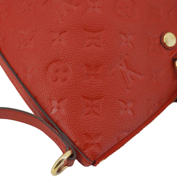 LOUIS VUITTON Mazarine PM Monogram Empreinte Shoulder Bag Red