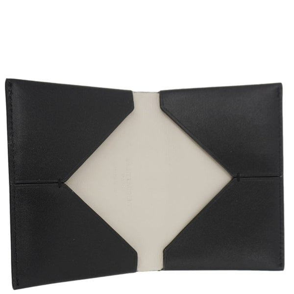 YVES SAINT LAURENT Paris Business Smooth Leather Card Case Black
