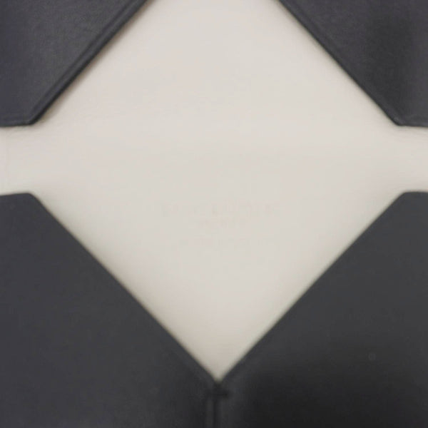 YVES SAINT LAURENT Paris Business Smooth Leather Card Case Black