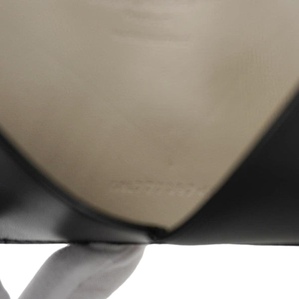 YVES SAINT LAURENT Paris Business Smooth Leather Card Case Black