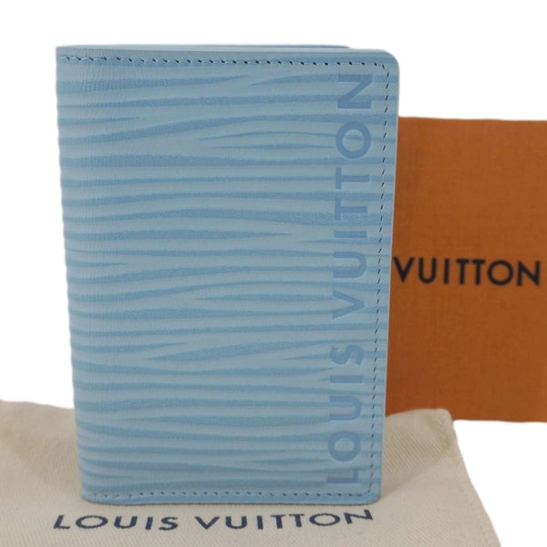 LOUIS VUITTON Epi Leather Pocket Organizer Sky Blue