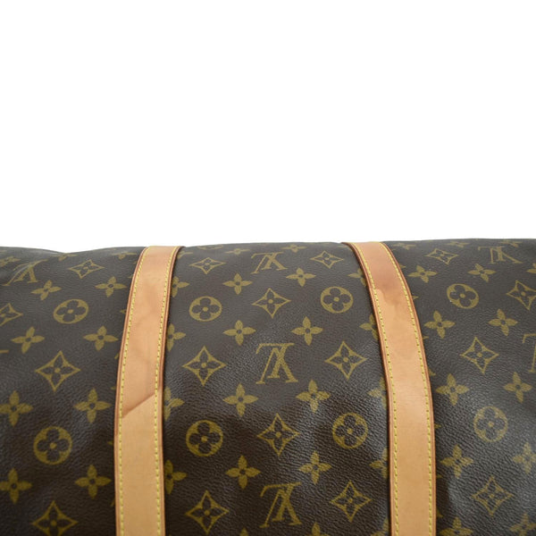LOUIS VUITTON Keepall 60 Monogram Canvas Travel Bag Brown