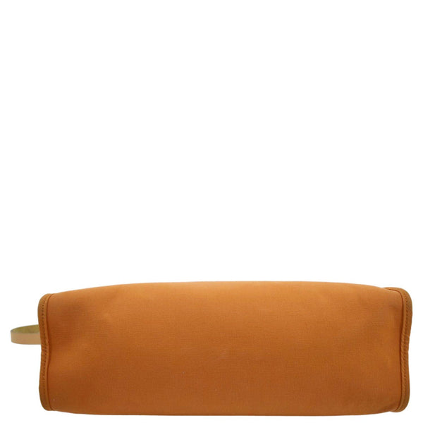 HERMES Herbag Canvas Tote Bag - Bold Orange Elegance