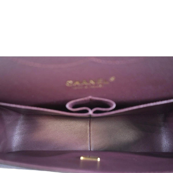 CHANEL Classic Jumbo Double Flap Quilted Caviar Leather Crossbody Bag Black