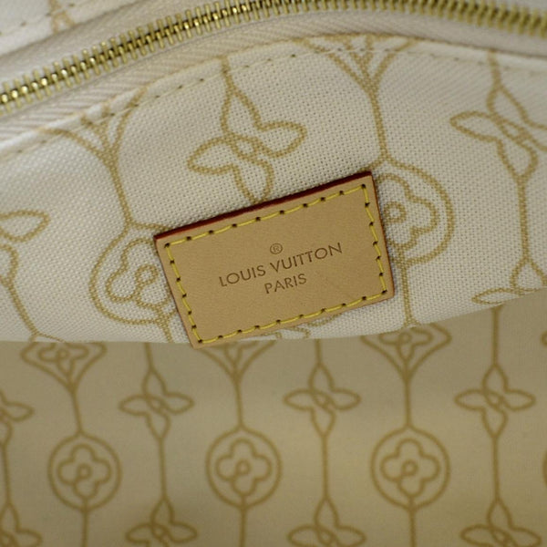 LOUIS VUITTON Nautical Speedy 25 Bandouliere Damier Azur Shoulder Bag White