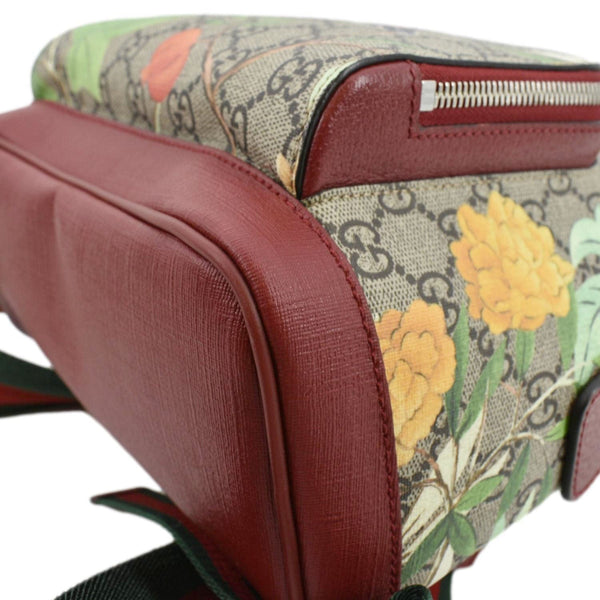 GUCCI Tian Print GG Supreme Monogram Canvas Backpack Beige 427042