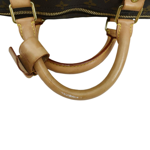 LOUIS VUITTON Keepall 60 Monogram Canvas Travel Bag Brown