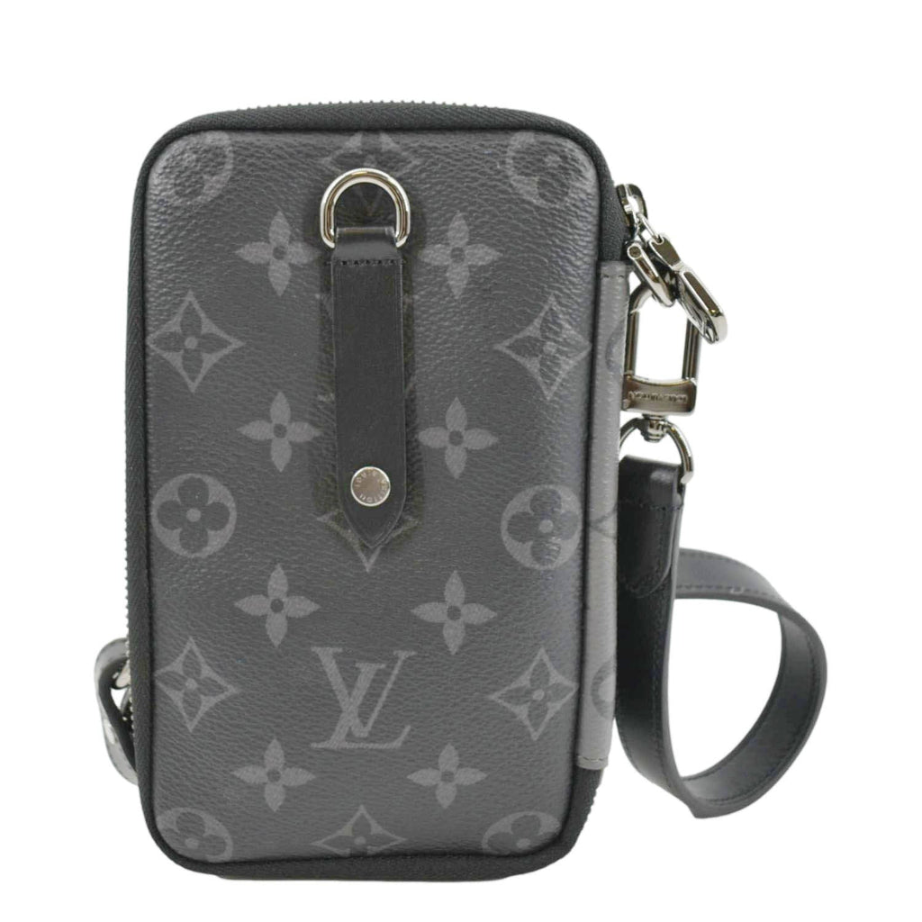 lv double phone pouch