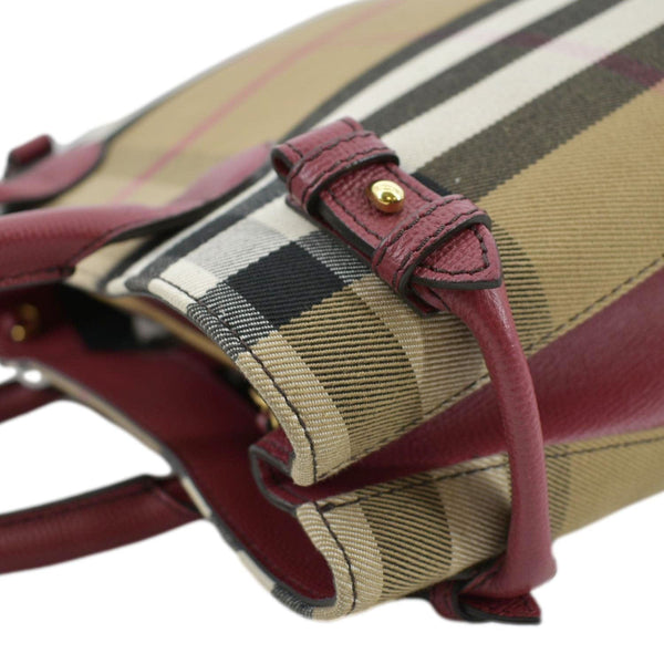 BURBERRY Banner Vintage Small Satchel Bag Limestone